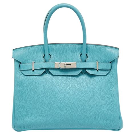 bleu saint cyr hermes|HERMES Taurillon Clemence Birkin 30 Bleu Saint Cyr.